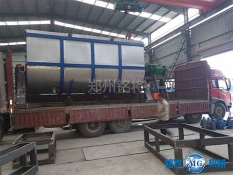 20噸臥式不銹鋼真石漆攪拌機發貨 20噸臥式不銹鋼真石漆攪拌機發貨