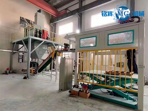 江蘇張家港輕質(zhì)石膏砂漿自動化生產(chǎn)線安裝收尾！馬上準備試機啦！