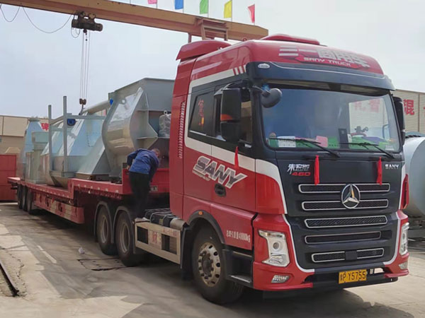 繼續發貨！干粉砂漿設備繼續發往南京鱷魚集團