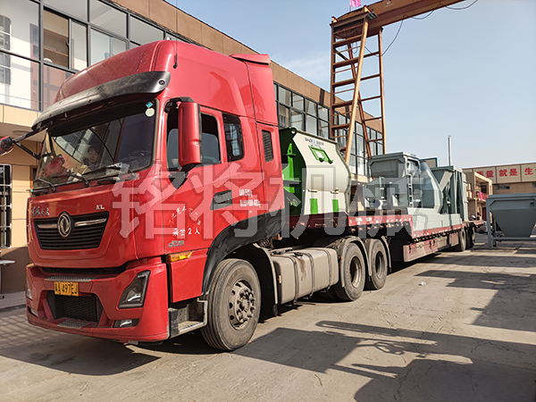 四立方主機，時產15噸生產線，發往江蘇連云港